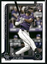 2025 Topps #36 Greg Jones Colorado Rockies RC