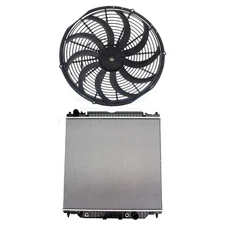 Cooling Fan & Radiator Kit For 2003-2004 Ford F-350 Super Duty 6.0L V8 4-Door