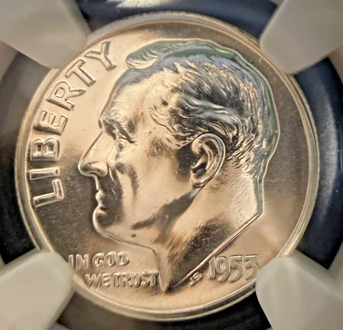 🔥RARE🔥1953 Roosevelt SILVER Dime NGC PR67 TEN CENTS Proof 10c🔥FREE SHIP🔥