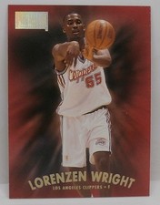 1997-98 SkyBox Premium #107 Lorenzen Wright LA Clippers ROOKIE Basketball Card