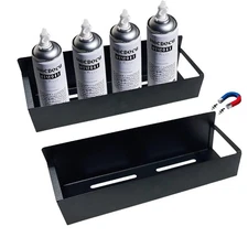 2pcs Magnetic Spray Can Holder Aerosol Can Organizer Tool Box Storage Rack fo...