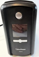 CyberPower CP1000AVRLCD UPS Battery Back Up Surge Protector 120V 600W - WORKS