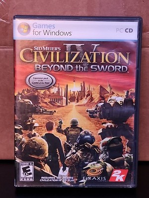 Sid Meier's Civilization IV: Beyond the Sword Expansion Pack PC CD, Box + Manual