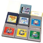 Gameboy Pokemon 7 Lot Red Blue Green Yellow Pikachu Gold Silver Crystal Tested
