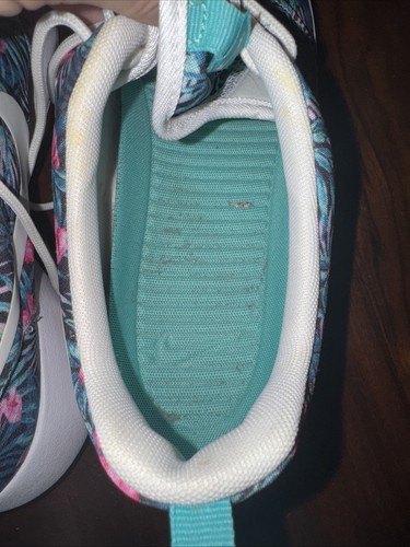 Nike Roshe One Print Premium Teal Blau Pink Herren 10,5 Laufschuhe Sneaker - Bild 10 von 10