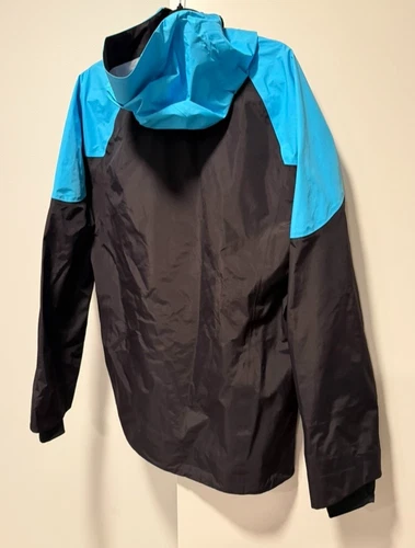 NWOT Large FA Design Supersonic 3L Jacket Black/Sonic Blue eVent waterproof image 8
