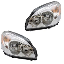 Headlight Assembly Set Driver & Passenger Side Fits 2006-2011 Buick Lucerne