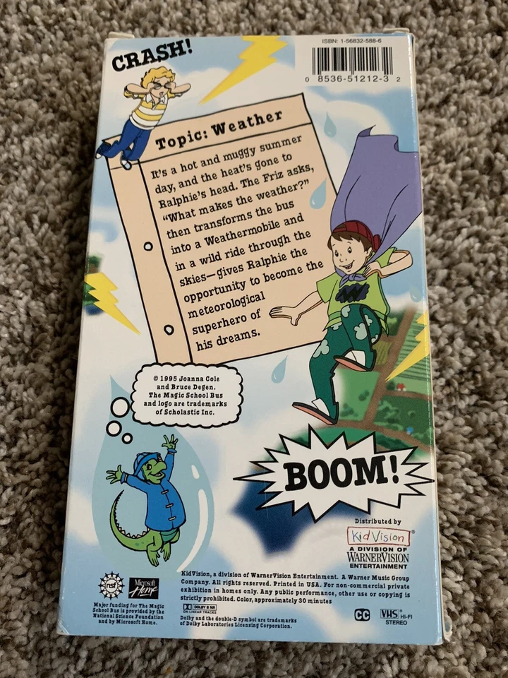 The Magic School Bus Kicks Up a Storm VHS Scholastic Kids VHS Tape Educational - Image 4 of 4