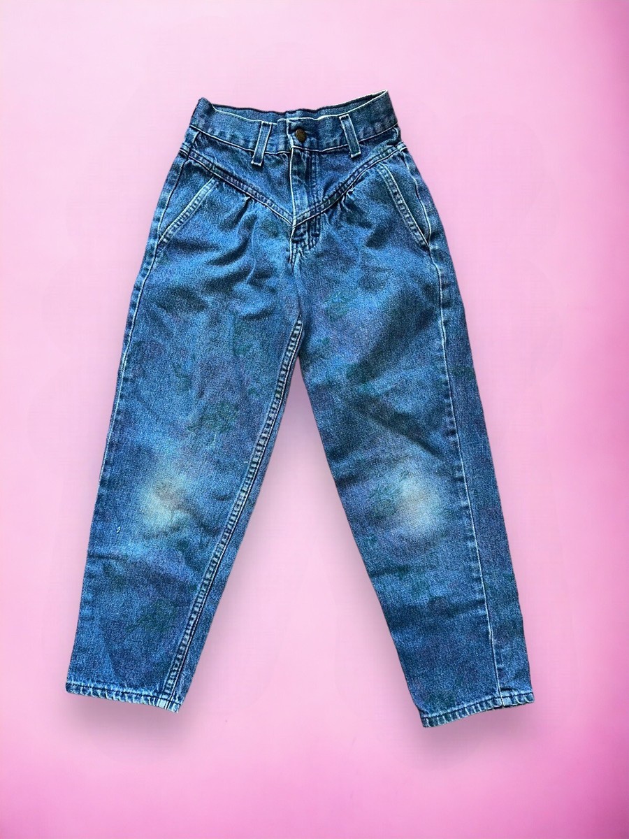 Vintage 80's 90's Smacs High Waisted Denim Cotton Blend Jeans Kids