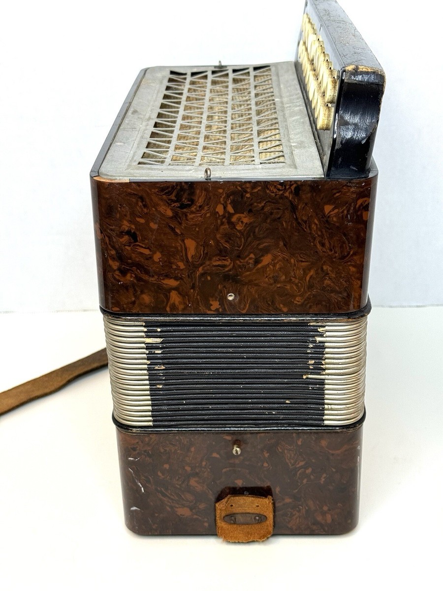 Antique Hohner Button Box Accordion Melodeon Musical