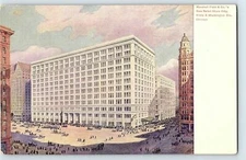C1910 Postcard Marshall Field & Co Retail Store State & Washington Sts Chicago