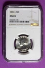 1963 NGC MS65 Washington Quarter #B34516