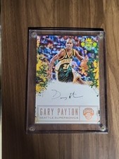 2017-18 PANINI COURT KINGS GARY PAYTON AUTO 5X7 BOX TOPPER AUTOGRAPH SP 