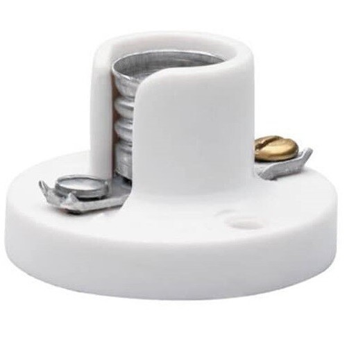 Legrand 10028 Lampholder Plastic Cleat Keyless Candelabra Base 75W 125V - Picture 2 of 6