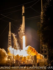 8x10 Photo 3-6-2020 SpaceX NASA CRS-20 Dragon 1 Falcon 9 Pad 40 to ISS Kennedy 8