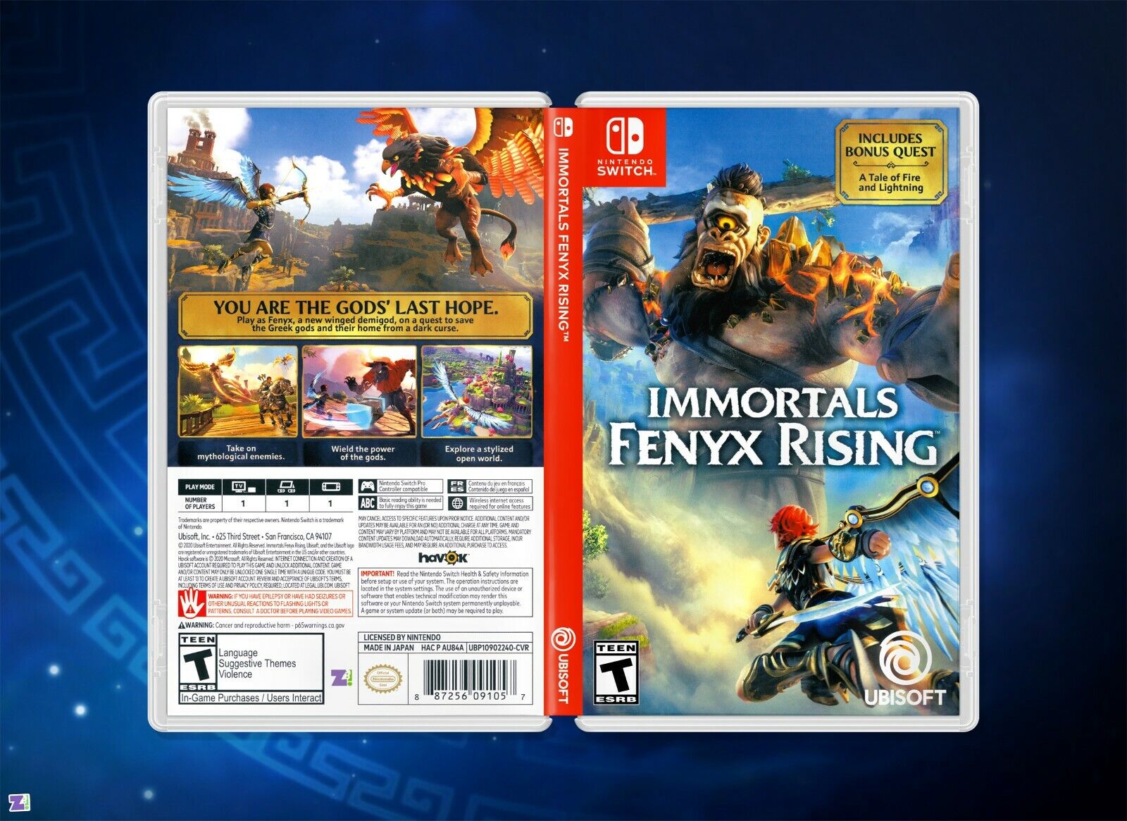 Immortals: Fenyx Rising (English) for Nintendo Switch