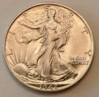 1942 S Walking Liberty Half Dollar - Uncirculated Unc