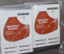 Emergency Blanket - 2 Pack - Thermal Solar Blanket