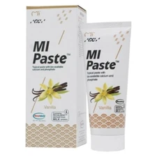 GC MI Paste Fluoride-Free Tooth Creme with Recaldent 40g Tube - VANILLA