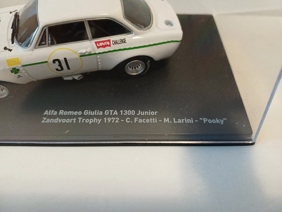118 1/43 Alfa Romeo Giulia GTA Junior Zandvoort Trophy 1972 Centauria Altaya Ixo - Immagine 2 di 4
