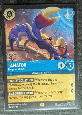 Tamatoa - Happy as a Clam - Near Mint Lorcana | eBay