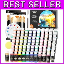 100 Colors Acrylic Paint Set 2oz Bottles