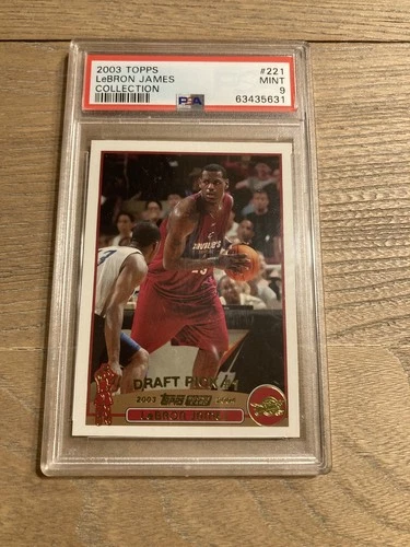 2003-04 Topps Collection - Lebron James #221 - Rookie Card RC - PSA 9 - GOAT?