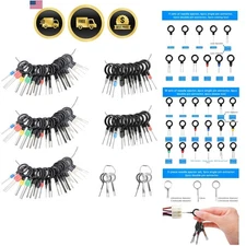 Electrical Connectors Removal Tool Kit 82 Pcs Depinning Pin Extractor Set