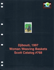 2/3 off $160.00 Scott Value - 1997 DJIBOUTI Women Crafts African CV MNH NH UMM