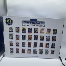 Sega Genesis Classic Mini Game Console 80 Built In Games 2016 Tested-works!