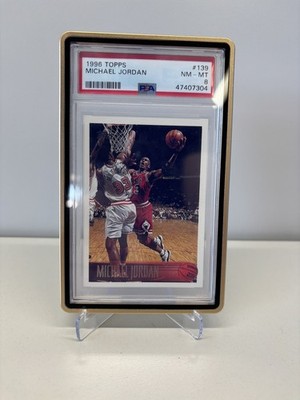 Michael Jordan 1996-97 Topps #139 PSA 8 MINT HOF Chicago Bulls Newly Graded