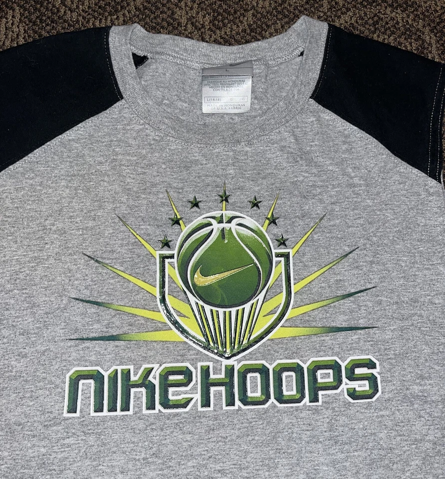 Camiseta sin mangas de baloncesto Nike Silver Tag para jóvenes Talla grande (14-16) Aros L Foto 3 de 4