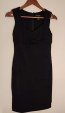 WHBM Lined Stretch Slimming Little Black Dress Holiday Party Cocktail Dress 8P