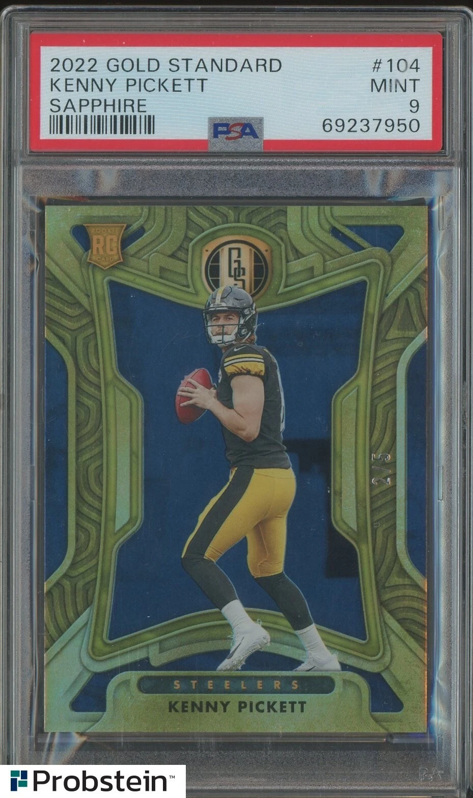 Kenny Pickett Panini Gold Standard #104 Sapphire