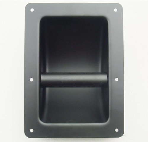 4x Schalengriff 220x162 mm Stahl schwarz Tragegriff Boxengriff Kistengriff Griff - Picture 2 of 5