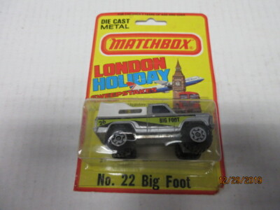 VINTAGE MATCHBOX #22 BIG FOOT IN THE PACKAGE | eBay