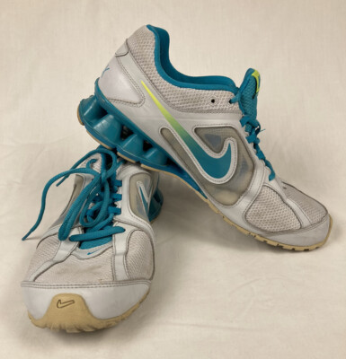 Nike Reax Run Athletic Running Shoes Teal Blue 599562-011