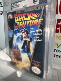 Back to the Future LJN  (NES, 1989). Factory sealed White Nintendo Seal VGA 85+