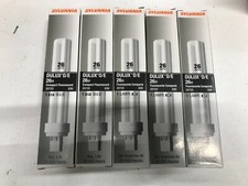 Sylvania 20722 Dulux 26 Watt Compact Fluorescent CF26DD/E/830/ECO -Lot of 5