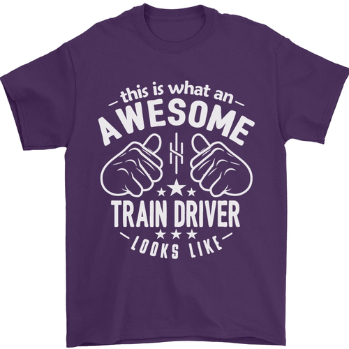 Un Stupenda Treno Autista Looks Like T-Shirt 100% Cotone - Picture 65 of 102