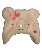 Baby Polar Bear Furry Hat with Ears 12-18 Months