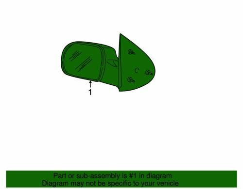 Espejo retrovisor izquierdo para Ford Freestar 2004-2005 (N/P 3F2Z17683AAA)