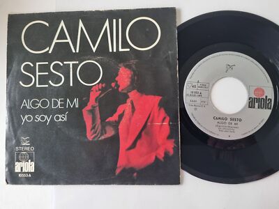 Camilo Sesto - Algo De Mi / Yo Soy Así 7'' Vinyl Spain