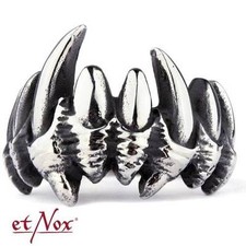 Vampir Ring Gothic Reisszähne Fang Batcave Vamp WGT Vampire Reißzähne SR1326