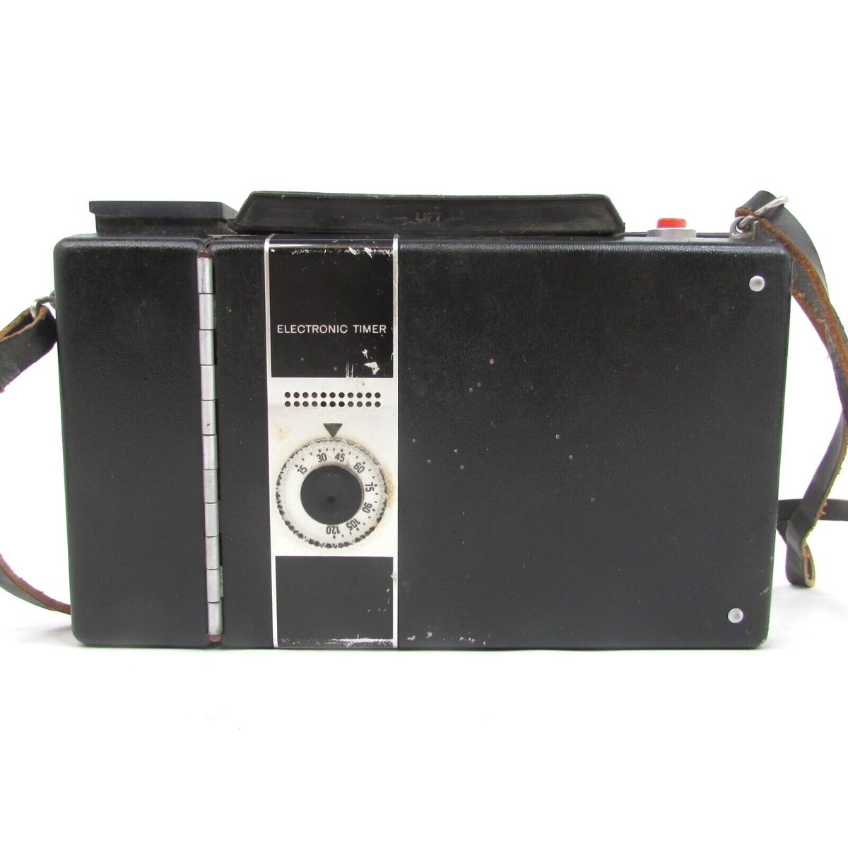Vintage POLAROID 450 Automatic Land Camera w/ Case + Misc Papers
