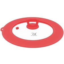 Universal Lid for Pot Pan Skillet with Heat Resistant Fit 6.5" 7" 7.5" Cookware