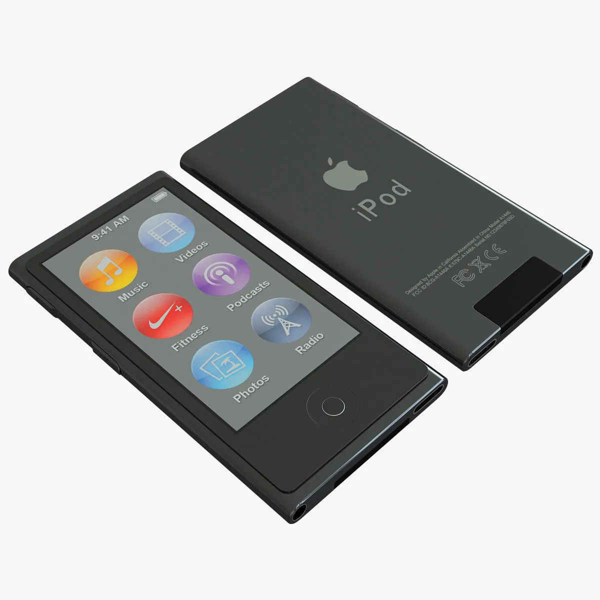 Apple iPod nano 7th Generation Black (16GB)/FREE/FAST SHIPPING/90 Days  WARRANTY
