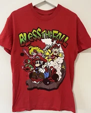 Blessthefall  Mario Kart Short Sleeve Cotton Red All Size T-Shirt QQ08