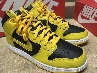Nike ダンク H SP CZ8149-002 イエロー/ブラック DS MENS NIKE DUNK HI SP BLACK MAIZE YELLOW CZ8149 002 SZ 13