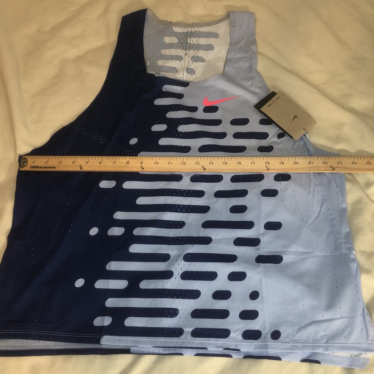 Nike Pro Elite Dri-Fit ADV Aeroswift Singlet Blue Men's Size